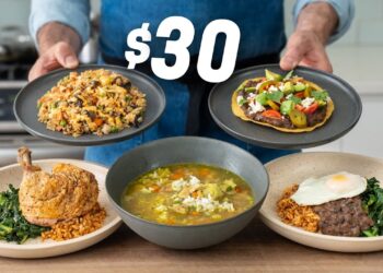 How I Make 20 Healthy Meals for $30