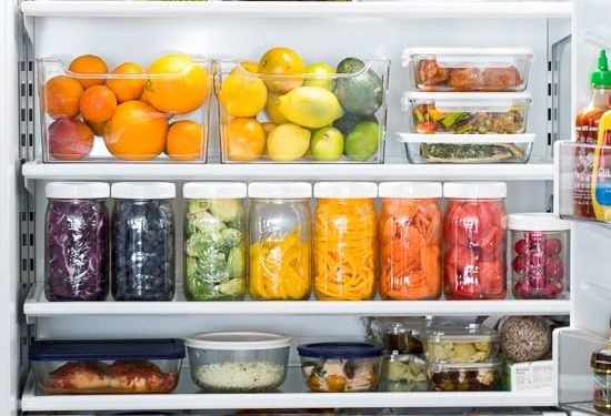 organized refrigerator photo