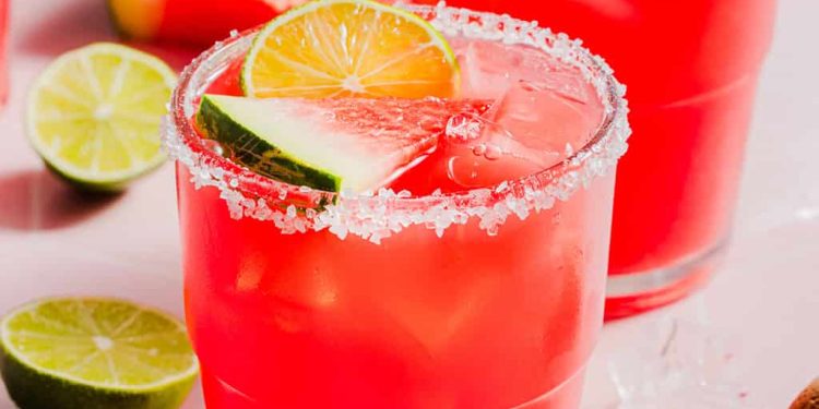 This Easy Watermelon Margarita Recipe is just what you need this summer! A fresh cocktail that is simple to make, refreshingly delicious and makes the perfect addition to summer barbecues or poolside!
