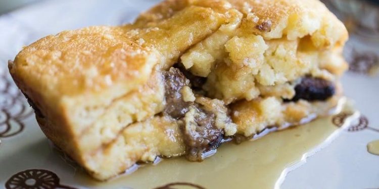 Pancake Bread Pudding Delight