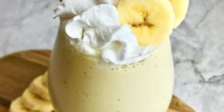 Creamy Banana Milkshake