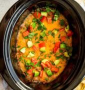 Slow Cooker Taco Dip
