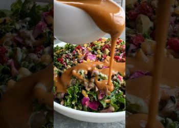 LONGEVITY HIGH-PROTEIN SALAD @cookingforpeanuts I won’t eat healthy food that tastes bad! Nor you!