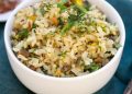 Garlic and Herb Brown Rice Pilaf
