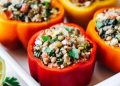 Mediterranean Stuffed Peppers with Quinoa and Feta