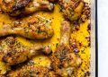 Garlic Butter Baked Chicken Legs