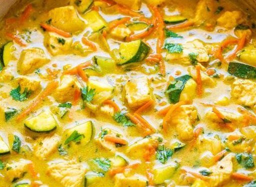 Thai Green Curry with Coconut Milk