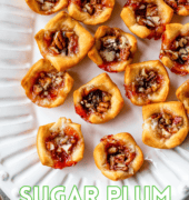 Sugar Plum Baked Brie Bites