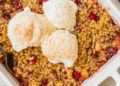 Cranberry Pear Crumble