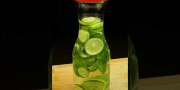 Detox Water For Summers | Best Detox Water For Weight Loss & Clear Skin | ASMR Cooking #shorts #asmr
