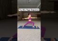 Try this vinyasa yoga sequence with an extra challenge #vinyasayoga #yogasequence #yogaflow