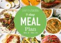 Free 7 Day Healthy Meal Plan (Dec. 8-14)